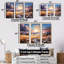 Ensemble de décorations murales Kawaii Paries Landscape At Sunset - Prairies-107751097-107751098