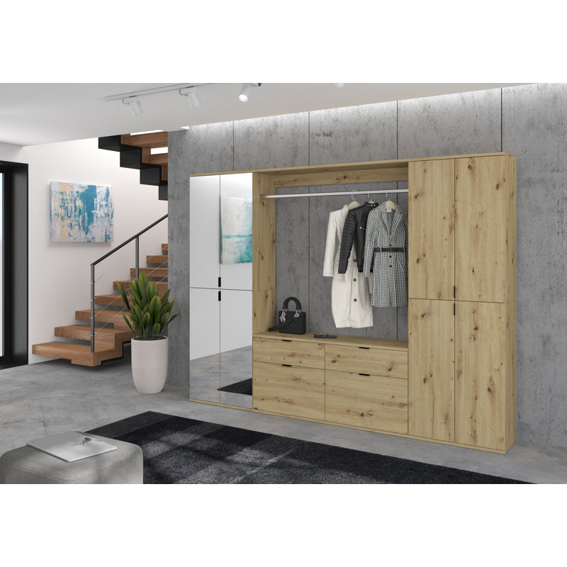Myisha Wardrobe Combination, Artisan oak