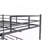 Metal Full Size Loft Bed With Slide And Ladder,  Black