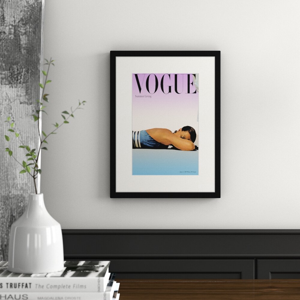 Gerahmtes Poster Vogue Cover - (99 Years Ago!), Retro-Werbung