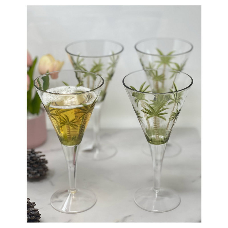 Verres à vin en plastique Palm V