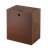 Manish Farmhouse Burl Finish Nightstand With Charging Station And Open Shelf-141057220