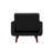 Gaige Faux Leather Armchair-1448124356