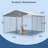 Metal Yard Kennel With Door-100003861