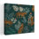 Grand chat, motif de beauté, chat abstrait, palmier, tigre, art floral tropical