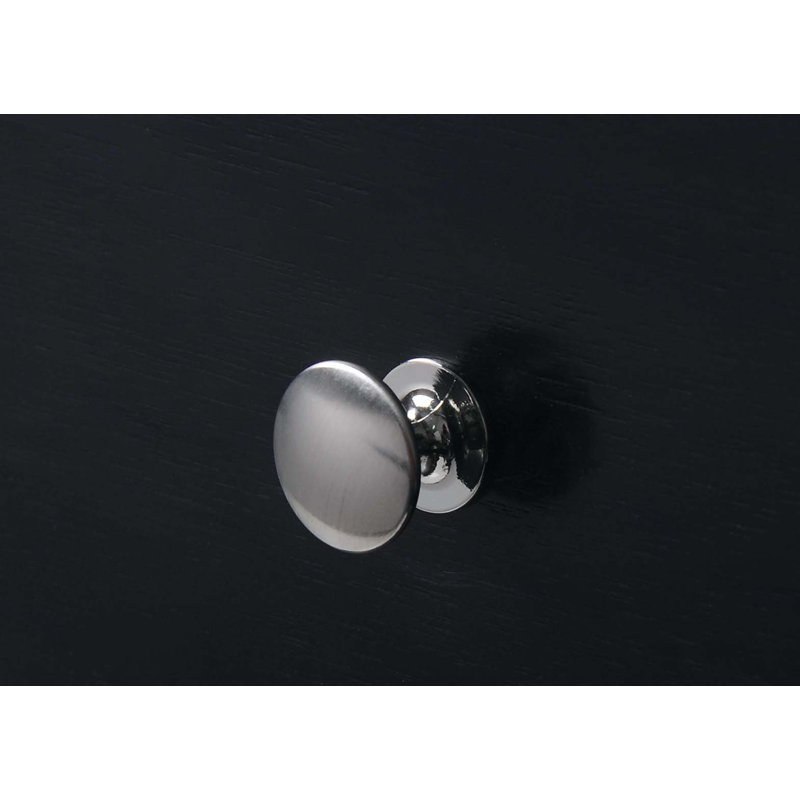 Table de bout 1Pc 2 tiroirs table de bout plateau de bijoux en bois massif noir, Noir