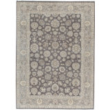 Hand-Knotted High-Quality Gray Area Rug
