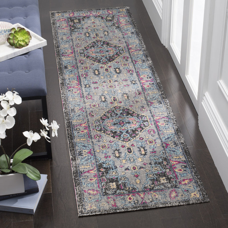Villanova Performance Oriental Rug, Rectangle 2'2" X 8'