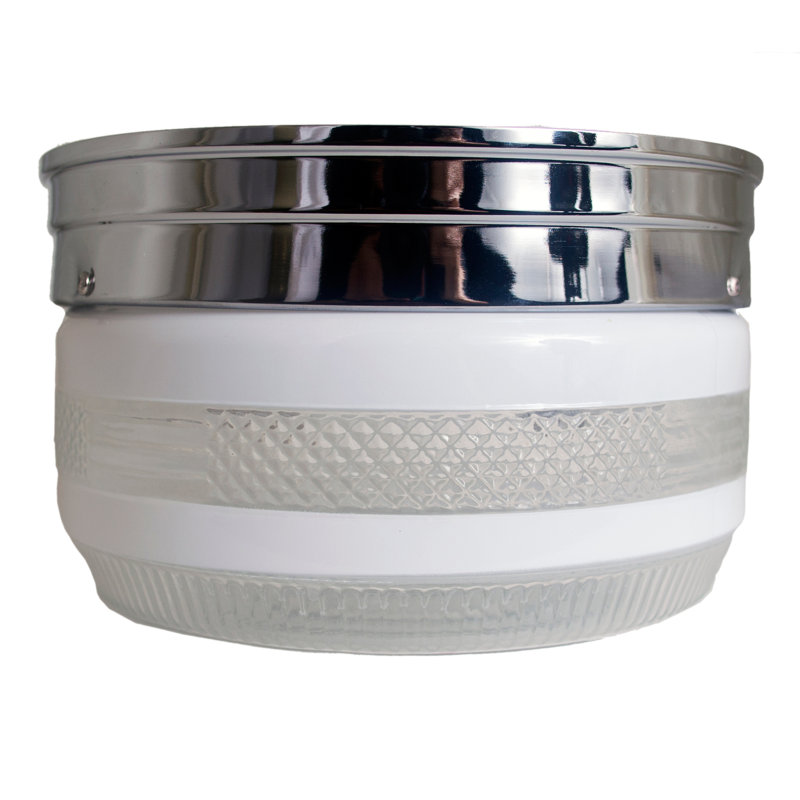Plafonnier encastré cylindrique simple 8,8 po Manion
