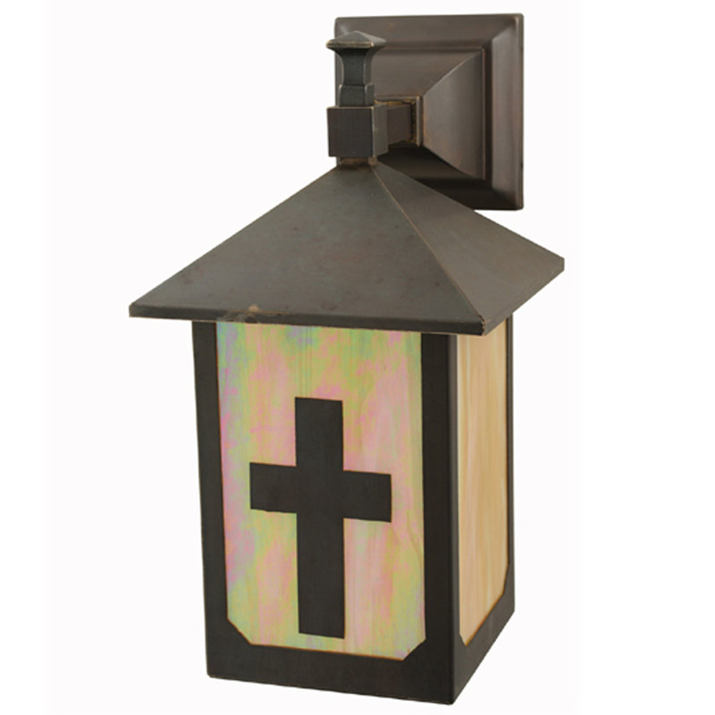 Metro Fusion Brass Wall Light