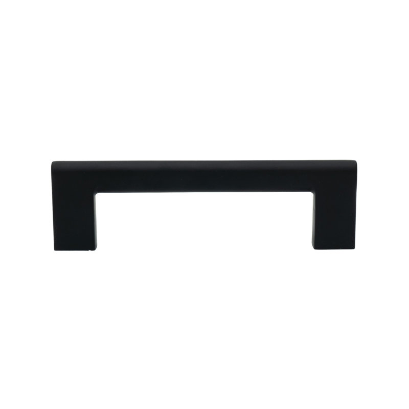 Vail 4" Matte Black Bar Pull, Matte Black, 4"