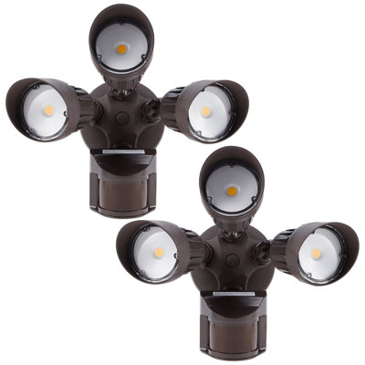 Commercial Grade 3CCT LED Sensor Flood Light Dusk to Dawn 3 Lighting Modes