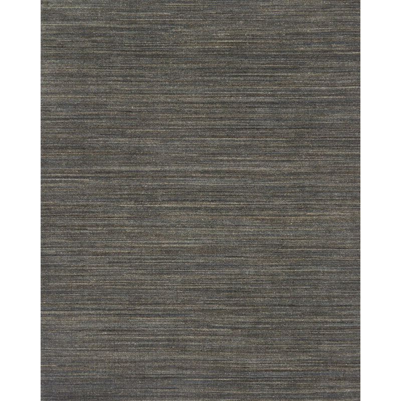 Maliyah Hand Knotted Gray Rug, Rectangle 5'6" x 8'6"