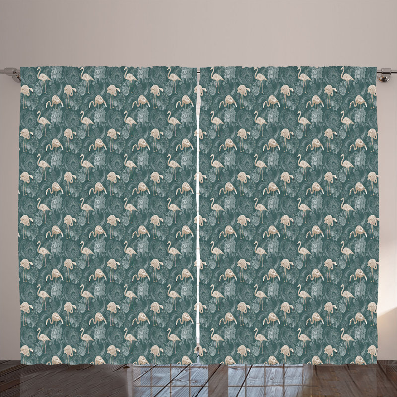Semi Sheer Curtain Pair
