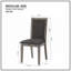 Chaise rembourrée