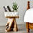 14" Tall Multi-functional Tree Stump Stool, Live Edge Side Table, Plant Stand & Nightstand