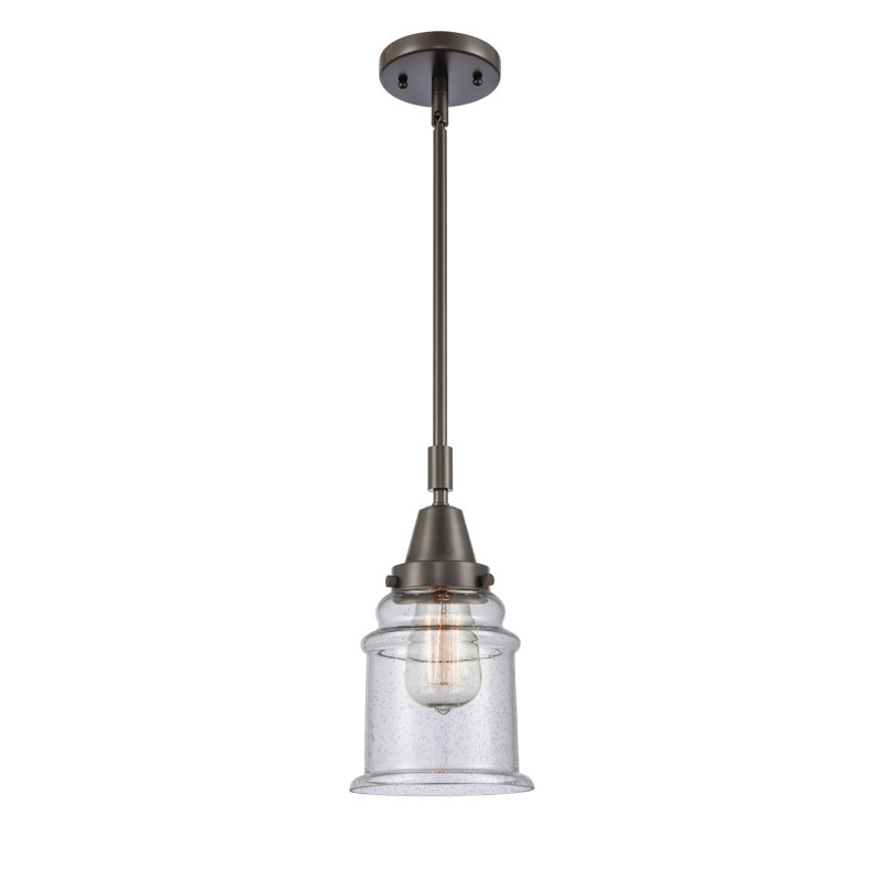 Cailen 1 - Light Single Pendant, Seeded, Oil Rubbed Bronze, No Bulb Included