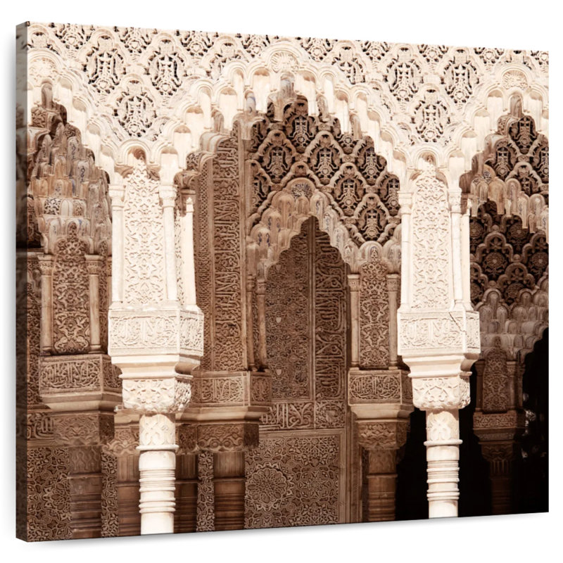 Nicci, les arches arabes, H 10 po x l 10 po