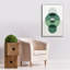 «In Entre 2 Green» par Danhui Nai, art mural sur toile-712587759