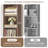 Gracyn 72" H Modern Wood 8-Tier Narrow Library Bookcase with Adjustable Shelves, Standard Storage-2097796093-2116139486