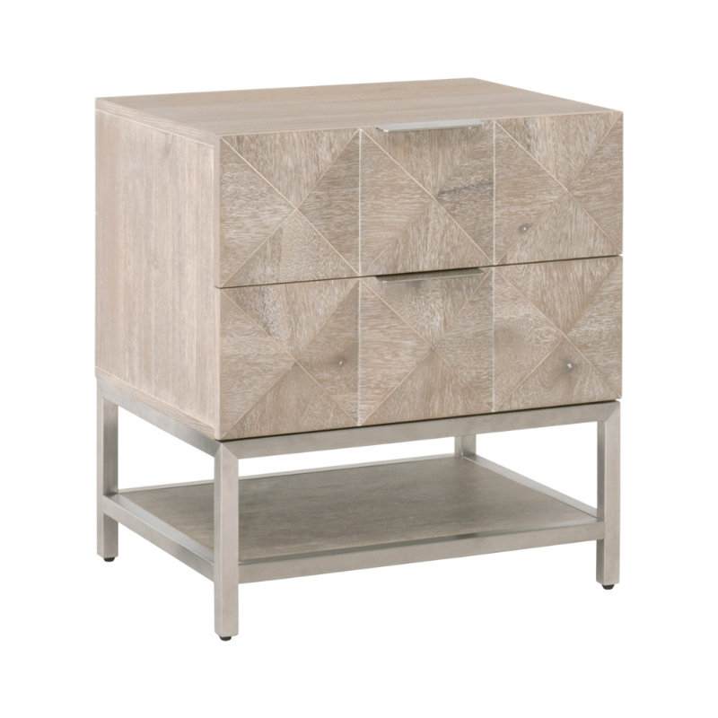 Table de chevet 2 tiroirs Greeson Atlas