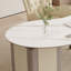 Bureau de direction moderne ovale en marbre avec plusieurs tiroirs Jesualdo | Mobilier de bureau de qualité supérieure