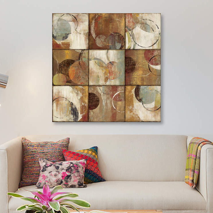 «Impact», impression sur toile, H 37 po x l 37 po x P 1,5 po, Pas de tapis, Toile tendue