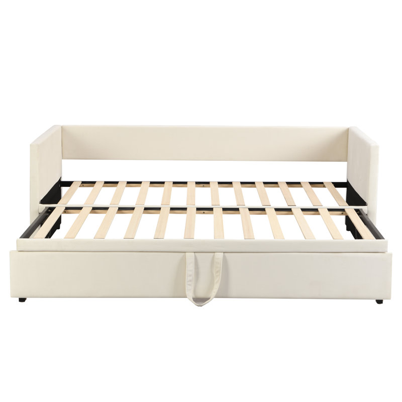 Lorraine Upholstered Bed, Beige
