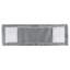 JVL Extended Microfibre Mop – Flat Floor Cleaner with Long Handle – Machine Washable & Reusable Cleaning Head – Grey-131070463