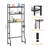 3 Tier Over The Toilet Storage Rack Black Metal Bathroom Organizer