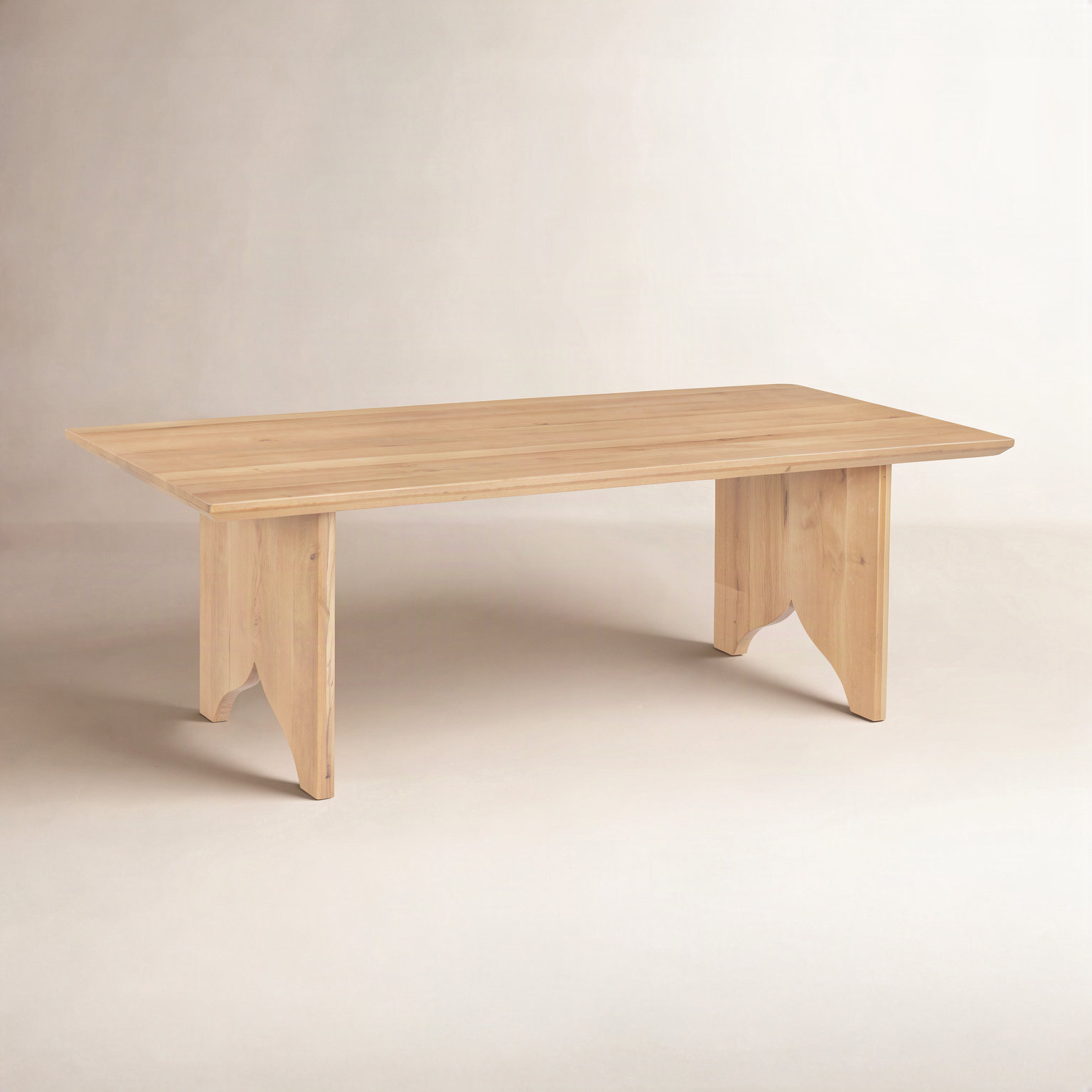 86'' Dining Table, Natural