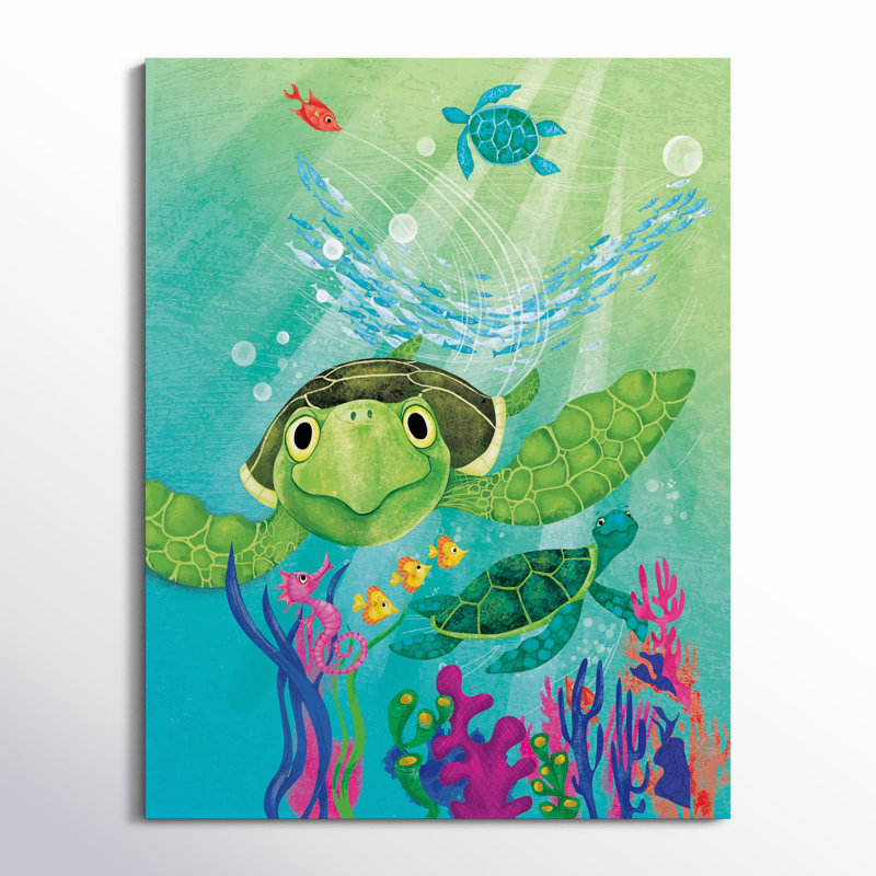 Hitz «Sea Turtle», art sur toile
