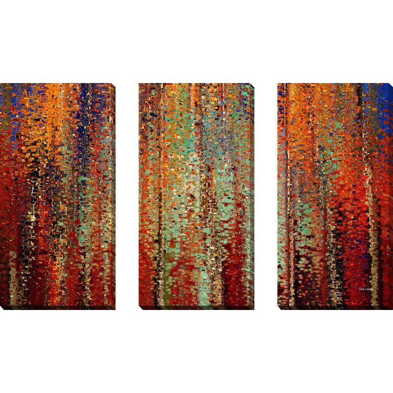 Mon Royaume n'est pas de ce monde. «John 18:36» par Mark Lawrence - ensemble de 3 impressions sur toile tendue