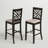Upholstered Counter Stool with Solid Wood Frame-988669476-988669477-988669914