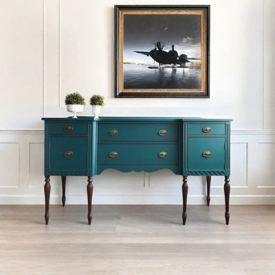 Retro Multifunctional Console Table