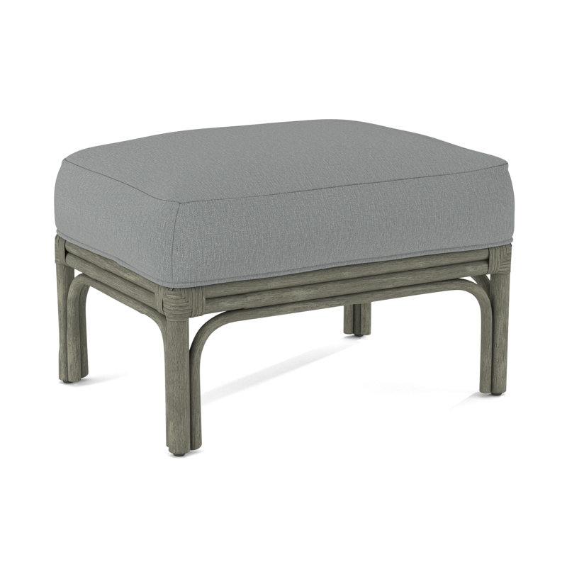 Boca Ottoman, Brown Geometric, 0456-33, Greystone