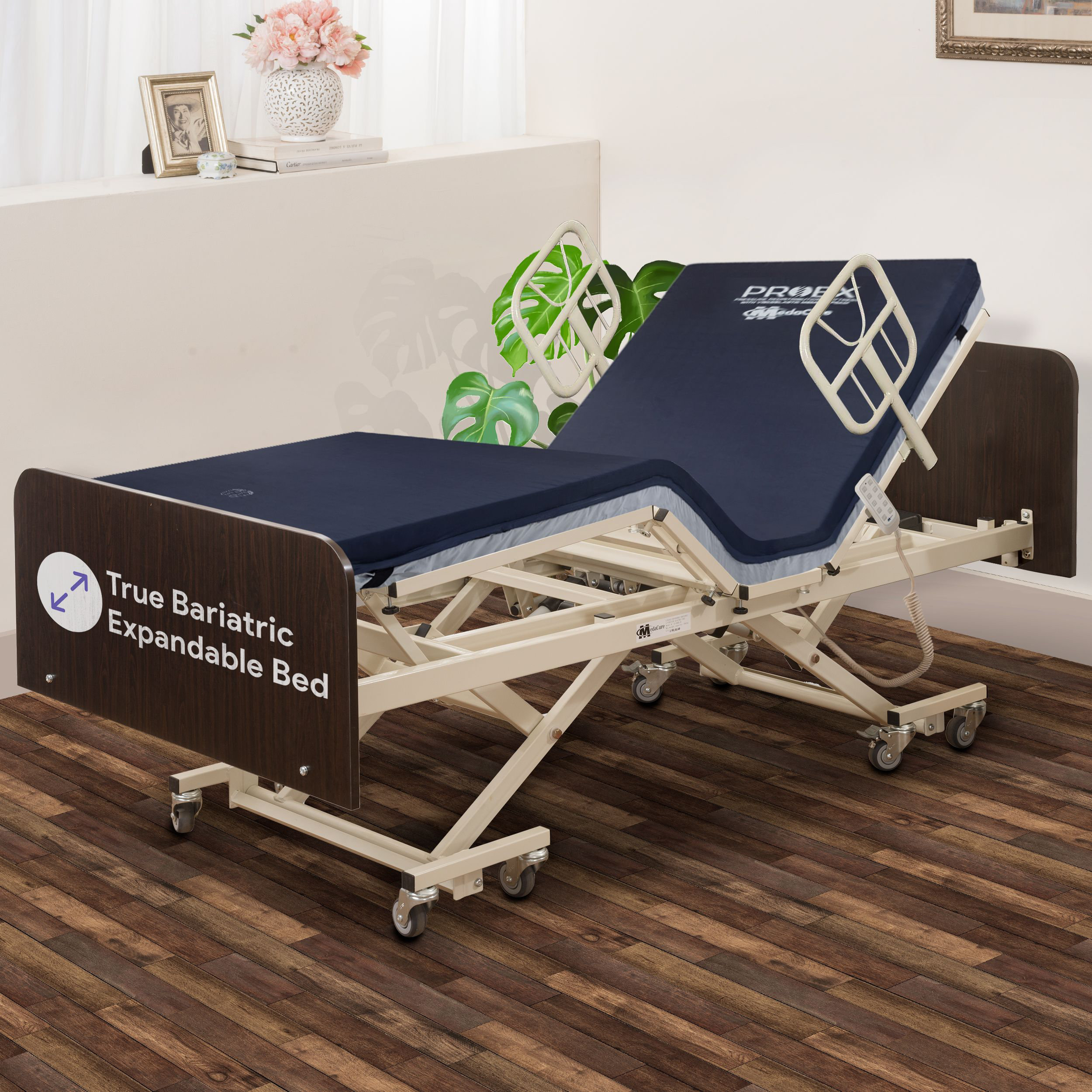 Lit Médical électrique Orthopédique Mopedia Pour Personnes âgées/handicapées - Neuf, Blanc, CE