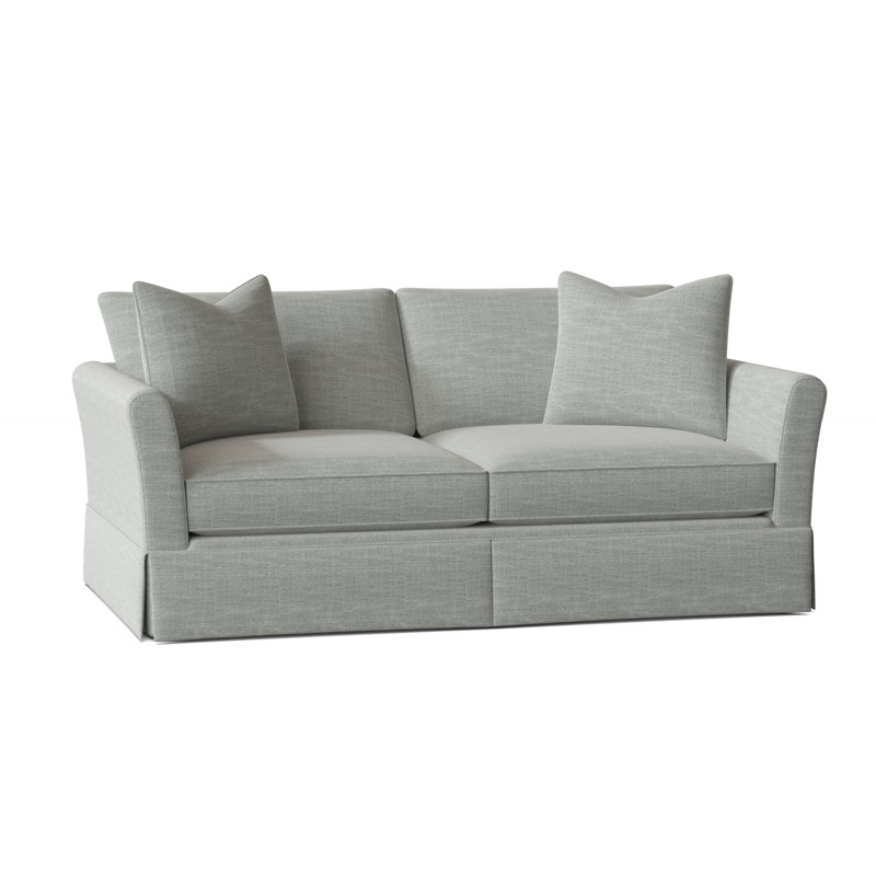 Divan-lit rembourré Shelby, Tissu natté Capri conversation