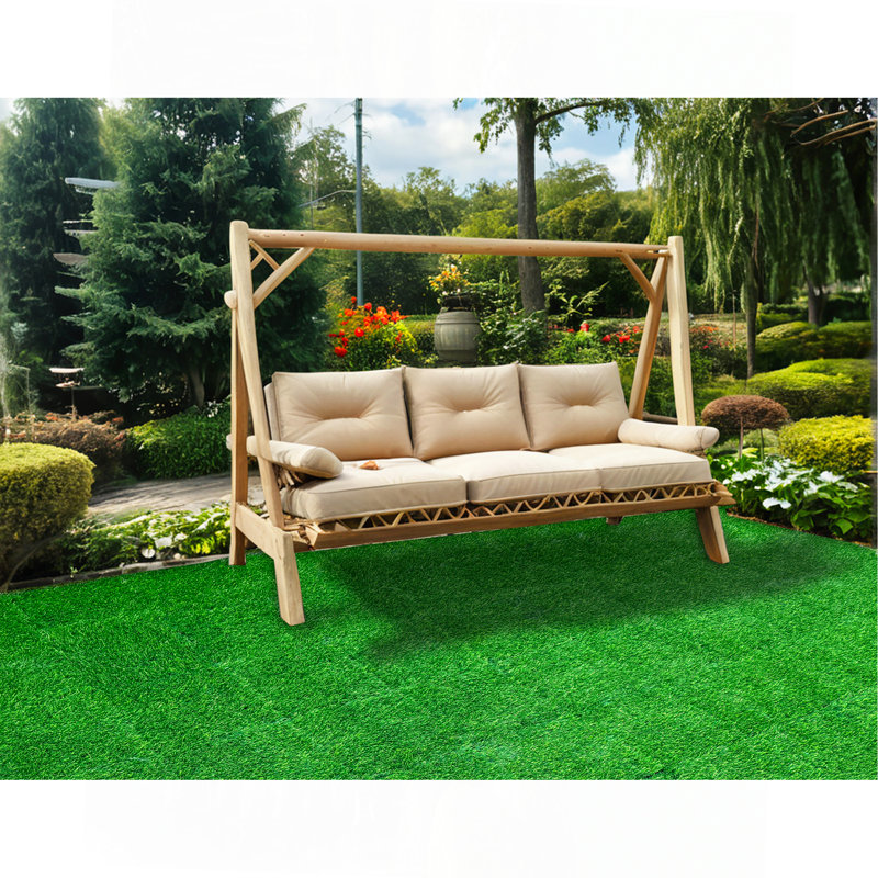Carrelage de gazon artificiel emboîtable 35 pièces, Vert gazon