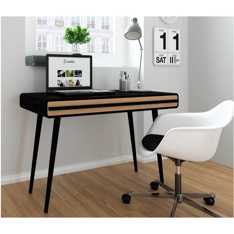 Sandtoft Writing Desk, Brown, Black