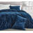 Piers Distressed Velvet Duvet Cover Set