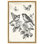 Illustration d'une paire d'oiseaux perchés sur toile par Art Remedy