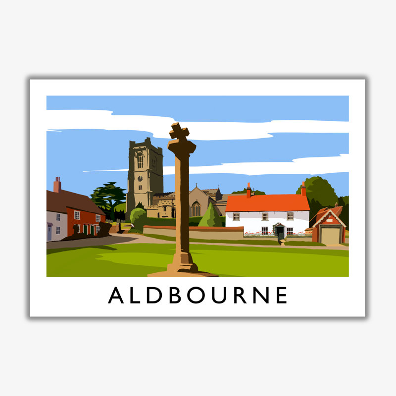 Aldbourne - Print, 30cm H x 40cm W x 3cm D, No Framed