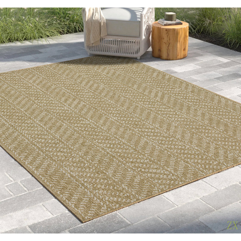 Earth GC_NTL1014 Jute/ 2 Ft. 7 In. X 7 Ft. 3 In. Indoor/Outdoor Area Rug, Runner 2'7" x 7'3"