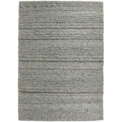 Striped Wool Hand Woven Area Rug