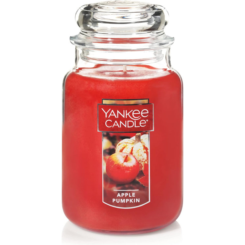 Apple Pumpkin Scented Jar Candle