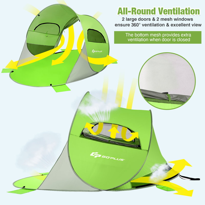 3 Person Tent, Green