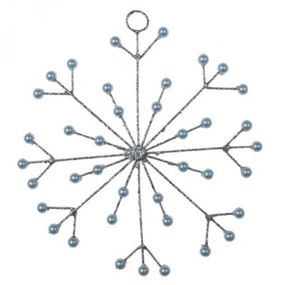 12cm Metal Holiday Shaped Ornament