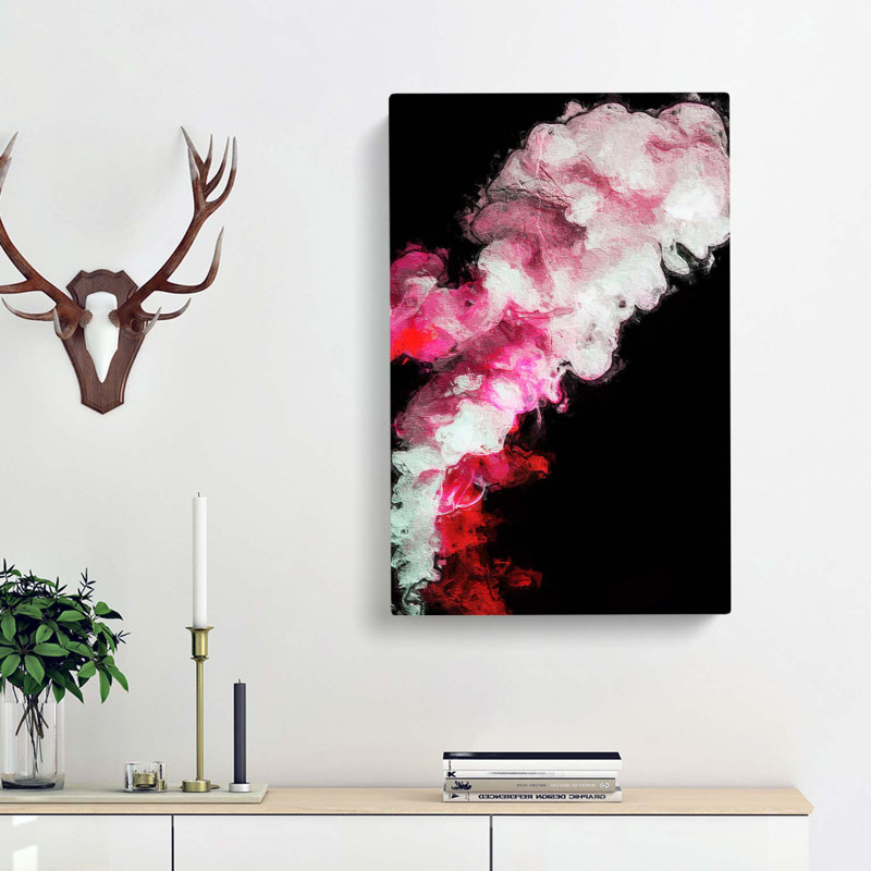 Liquid Bloom In Abstract - Wrapped Canvas, 76cm H x 50cm W x 3cm D