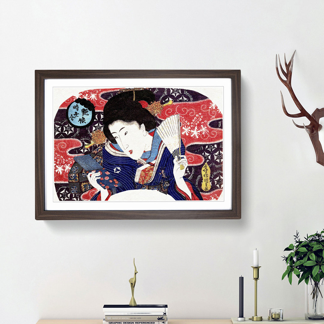 Beauty by Utagawa Kunisada - Single Picture Frame Painting